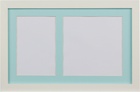 GEDEON rám dřevo  BABY C107   1x 10x15, modrý  (+otisková hmota)
