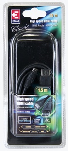 EMOS kabel 1.3 HDMI A &lt;--&gt; C, 1,5m