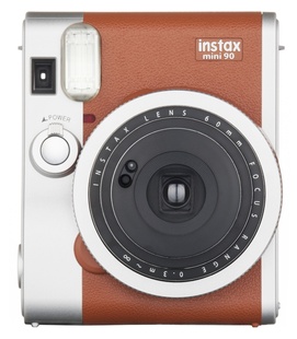 FUJI Instax Mini 90 Neo Classic hnědý - instantní fotoaparát