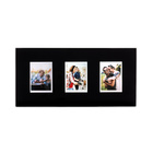 FUJI Instax Mini Triple Glass Photo Frame, skleněný rámeček černý na 3 foto
