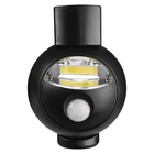 EMOS P3312 Noční LED světlo s PIR čidlem, 3W COB LED, 3xAA, černé