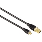 HAMA kabel USB 2.0 typ USB A (vidlice) <--> typ micro USB B (vidlice), 1,8 m, černý