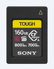 SONY 160 GB CF Express Tough, Type A (čtení 800MB/s, zápis 700MB/s)