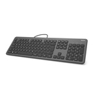 HAMA KC-700 klávesnice, USB, CZ+SK layout, antracitová / černá
