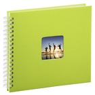 album klasické spirálové FINE ART zelené (kiwi), 28x24cm, 50 stran, bílé listy_obr3