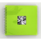 album klasické spirálové FINE ART zelené (kiwi), 28x24cm, 50 stran, bílé listy_obr9
