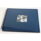 album klasické spirálové FINE ART modré, 36x32cm, 50 stran, černé listy_obr9