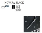 Fotohodiny NOVARA 2x 13x18cm, 1x 13x13cm,  černé_obr2
