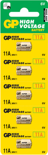 GP baterie GP 11A, 6V Alkaline 5x/bl