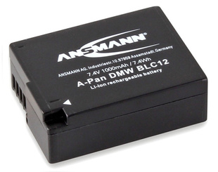 ANSMANN Li-Ion aku náhrada za Panasonic DMW-BLC12E, 7,4V, 1000mAh