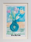 FANDY rám dřevo PAINT 1  21x29,7 cm, bílý