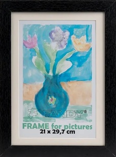 FANDY rám dřevo PAINT 2  21x29,7 cm, černý