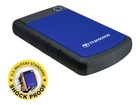 TRANSCEND StoreJet 25H3B 2TB, externí HDD 2,5", USB 3.0, modrý