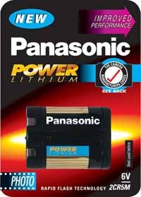 PANASONIC 2 CR5  6V Lithium