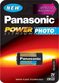 PANASONIC CR123 A  3V Lithium  1x/bl