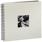 HAMA album klasické spirálové FINE ART křídové, 36x32cm, 50 stran, černé listy