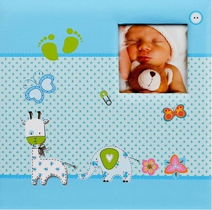 HENZO album klas. BABY MOMENTS   25x24,5 40s., modré