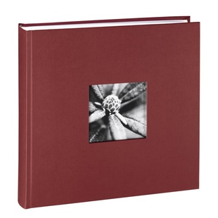 HAMA album klasické FINE ART bordó, 30x30cm, 100 stran, bílé listy