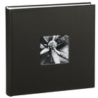 HAMA album klasické FINE ART černé, 30x30cm, 100 stran, bílé listy