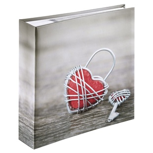 HAMA album RUSTICO METAL HEART, 10x15cm/200 foto (memo)