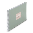 HAMA album klasické spirálové FINE ART šalvějové (Sage), 36x32 cm, 50 stran, bílé listy