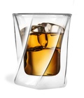 VIALLI DESIGN Dvoustěnná sklenice na whisky CRISTALLO 5509, 300 ml (90x90x110 mm)