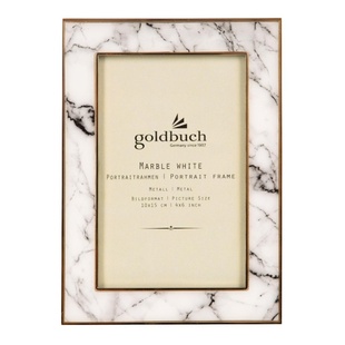 GOLDBUCH rám kov MARBLE   10x15,  bílý