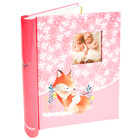 FANDY album samolep dětské FOX 2,  22,5,x 28 cm 60s, růžové