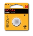 KODAK ULTRA LITH BATT KCR2032    3V