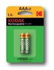 KODAK aku K3A RDC-2  LR03 1000mAh dobíjecí 2x/bl