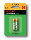 KODAK aku K3A RDC-2  LR03  650 mAh dobíjecí  2x/bl