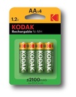 KODAK aku KAA HRP-4  LR6 2100 mAh přednabité 4x/bl