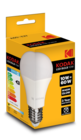 KODAK Žárovka LED Globe A60 E27 10W/68W 960lm, teplá bílá, nestmívatelná