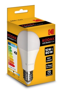KODAK Žárovka LED Globe A60 E27 10W/60W 806lm, denní bílá, nestmívatelná