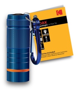 KODAK LED (1) Flashlight Ultra 70 (včetně 4x KA76/LR44 baterií)