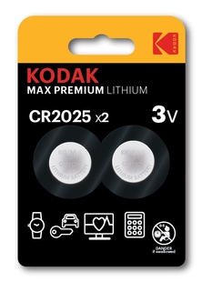 KODAK ULTRA LITH BATT KCR2025 MAX PREMIUM (Japan grade) 2x blistr