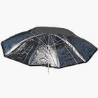 BIG studiový deštník, stříbrný, průměr 100cm