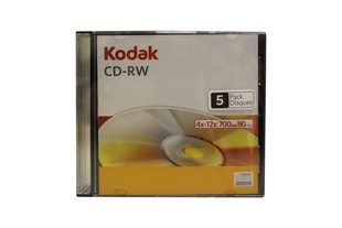 KODAK CD-RW, 700MB, slimcase 5ks