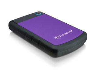 TRANSCEND StoreJet 25H3P 1TB, externí HDD 2,5&quot;, USB 3.0, fialový