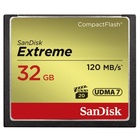 SANDISK 32 GB Compact Flash Extreme, 120MB/s, 85MB/s, UDMA 7