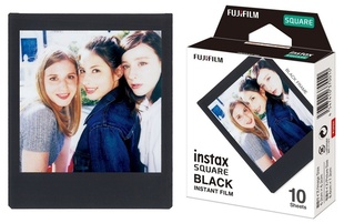 FUJI INSTAX Square Film Black Frame, 10x foto, černý rámeček