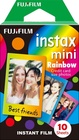 FUJI INSTAX Mini Rainbow Film, 10x foto