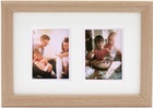 FUJI Instax Mini Twin Mount Photo Frame Natural, dřevěný rámeček přírodní na 2 foto