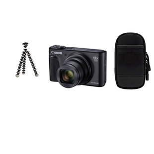 CANON PowerShot SX740 HS černý Travel Kit (vč. pouzdra a mini stativu)