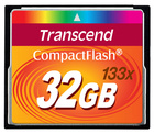 TRANSCEND 32 GB Compact Flash Ultra, 20MB/s, 133x speed