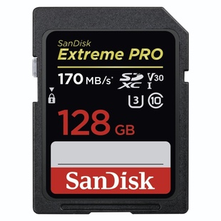 SANDISK 128 GB SDXC karta Extreme Pro, 170MB/s, UHS-I U3 (Class 10)