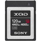 SONY 120 GB XQD karta G-Serie (QDG120F), čtení 440MB/s, zápis 400MB/s