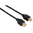 HAMA kabel HDMI vidlice - HDMI vidlice, 3m, pozlacený