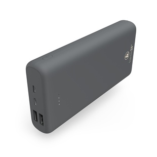 HAMA Supreme 24HD, powerbanka, 24000mAh, výstup 2x USB typ A (USB-A) + 1x USB typ C (USB-C), šedá