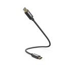 HAMA kabel Essential Line USB 2.0, typ USB C (vidlice) <--> typ USB C (vidlice), 0,2 m, černý